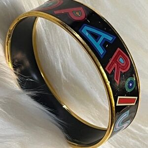 Hermes Enamel Bangle Paris Fabourg 24